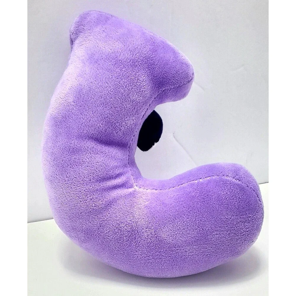 Alphabet Lore Letter J Plush Stuffed Toy Purple 8 Inch Cartoon Character